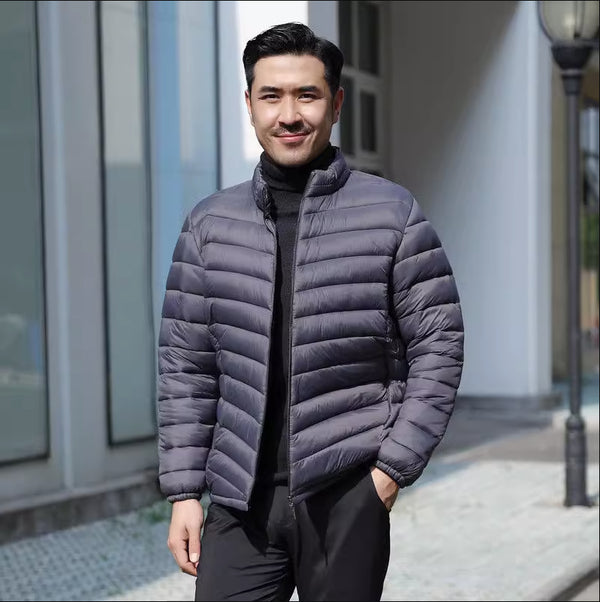 Chaqueta de Plumón Corta para Hombre - Algodón y Abrigo Ligero