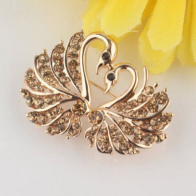 Broche Cisne con Diamantes Completos - Image 8