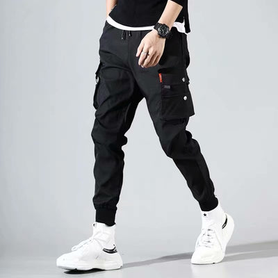 Leggings Funcionales Sueltos para Hombre en Negro - Image 14