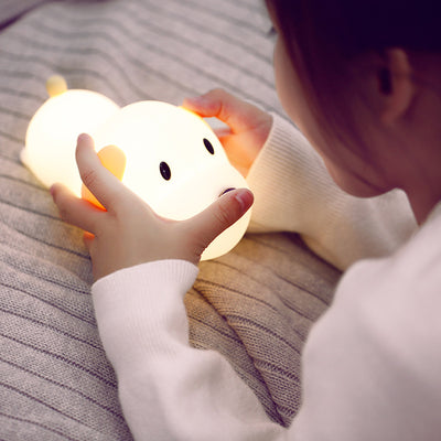 Lámpara LED Recargable de Silicona con Atenuador - Luz Nocturna Adorable para Dormitorio - Image 3
