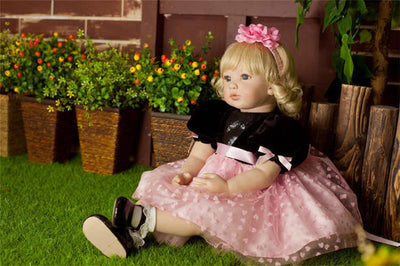 Muñeca Princesa de Cabello Largo - Simulación Realista - Image 5