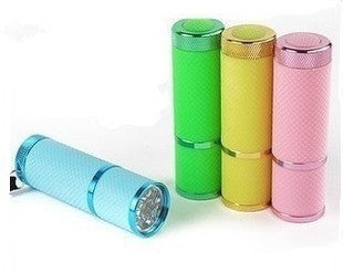 Linterna LED de 9 Cabezales en Aluminio de Alta Potencia