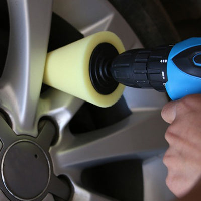 Disco Pulidor para Ruedas de Auto con Anillo de Acero y Esponja de 6MM