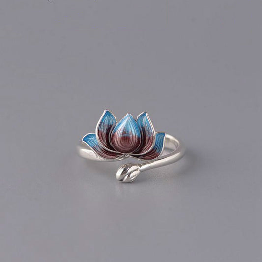 Anillo de Loto Azul
