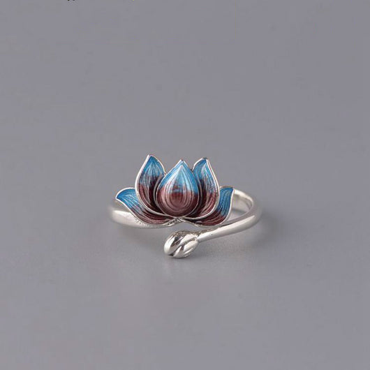 Anillo de Loto Azul