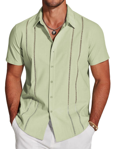 Camisa Hawaiana Casual para Hombre - Estilo Versátil y Moderno - Image 25