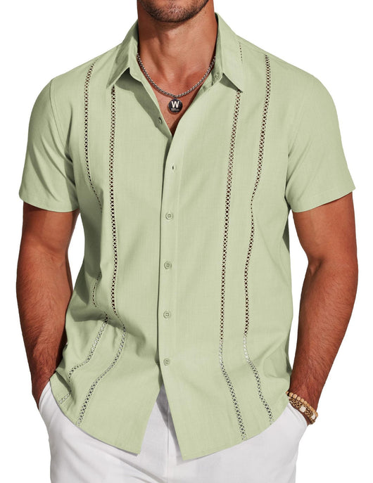 Camisa Hawaiana Casual para Hombre - Estilo Versátil y Moderno - Image 25