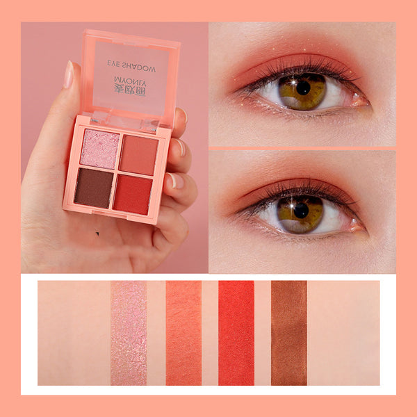 Paleta de Sombras Nacaradas Multicolor Tierra