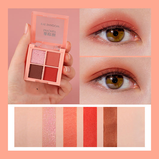 Paleta de Sombras Nacaradas Multicolor Tierra