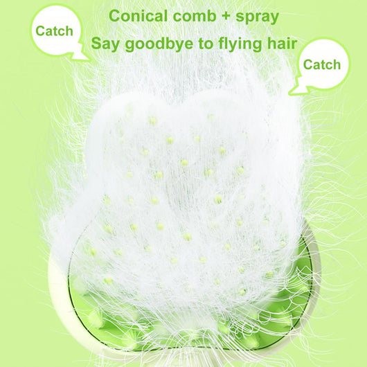 Cepillo de Vapor Autolimpiable para Gatos - Peine Deshedding Recargable con Masaje - Image 27