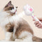 Cepillo de Vapor Autolimpiable para Gatos - Peine Deshedding Recargable con Masaje