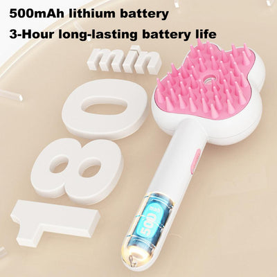 Cepillo de Vapor Autolimpiable para Gatos - Peine Deshedding Recargable con Masaje - Image 4