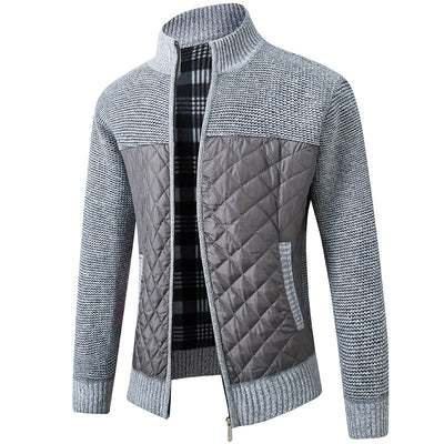 Cardigan Acolchado de Terciopelo para Hombre - Image 14