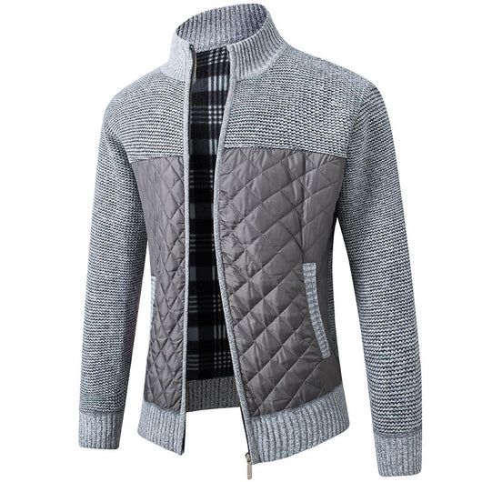 Cardigan Acolchado de Terciopelo para Hombre - Image 14