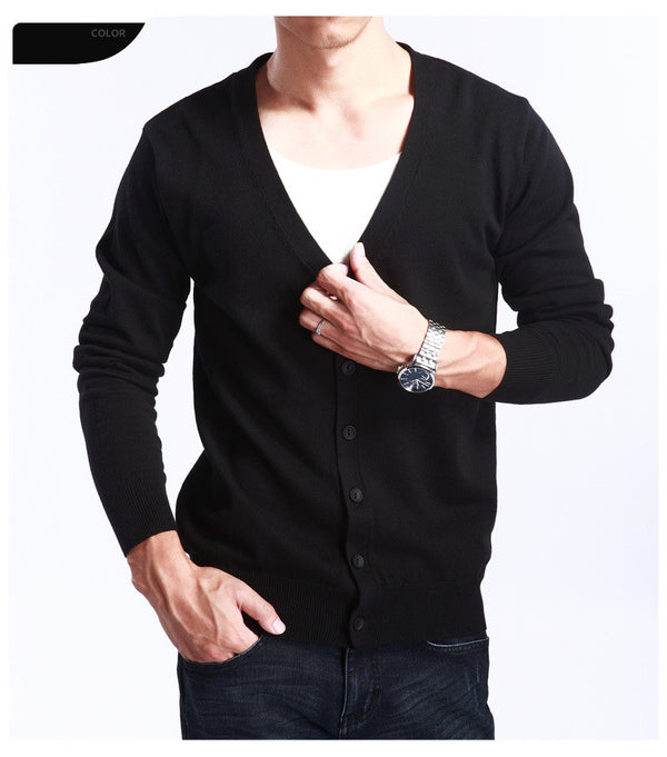 Cardigan de Cachemira para Hombre - Suéter Abrigo Premium