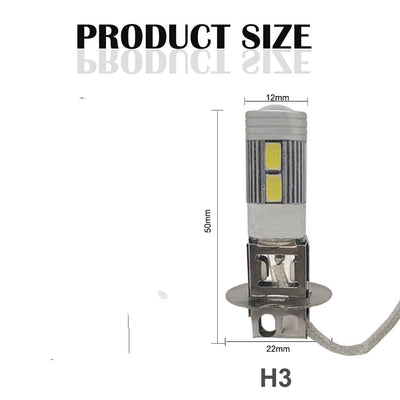 Luces LED H3 H1 para Faros Antiniebla de Auto - Image 9