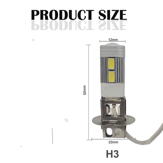 Luces LED H3 H1 para Faros Antiniebla de Auto - Image 9