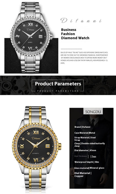Reloj Automático Mecánico Impermeable con Esfera Luminosa - Image 17