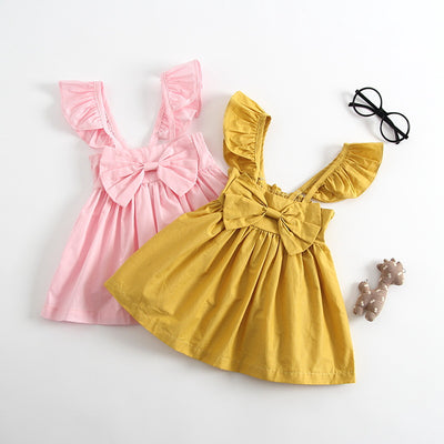 Vestido con Mangas Volantes y Lazo - Image 7