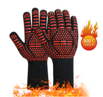 Guantes Aislantes Resistentes al Calor para Parrilla, Horno y Microondas - Image 12