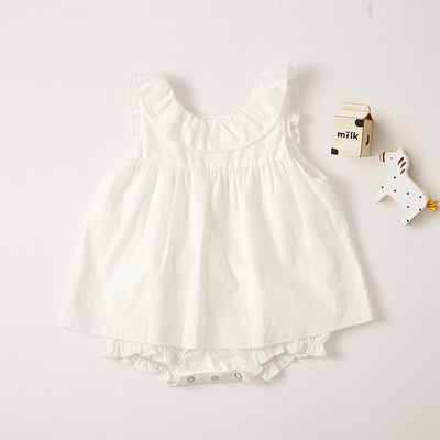 Falda Midi Voluminosa de Algodón Blanco - Image 11