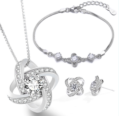 Collar de Plata 925 Corazón Infinito con Zirconias para Mujer - Image 13