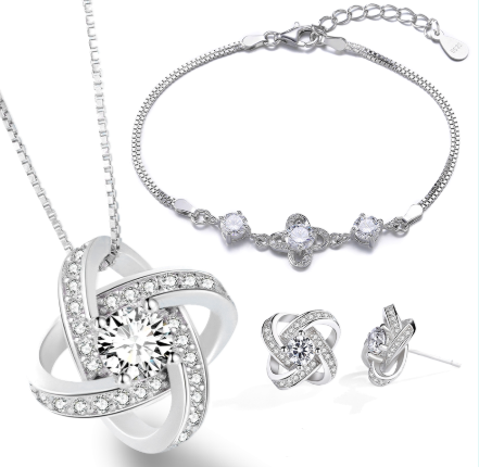 Collar de Plata 925 Corazón Infinito con Zirconias para Mujer - Image 13