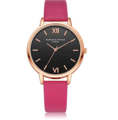 Reloj de Moda para Mujer con Correa de Cuero PU y Detalles Dorado Rosado - Image 12