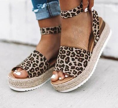 Sandalias de Cáñamo para Mujer con Suela Ligera y Cómoda
