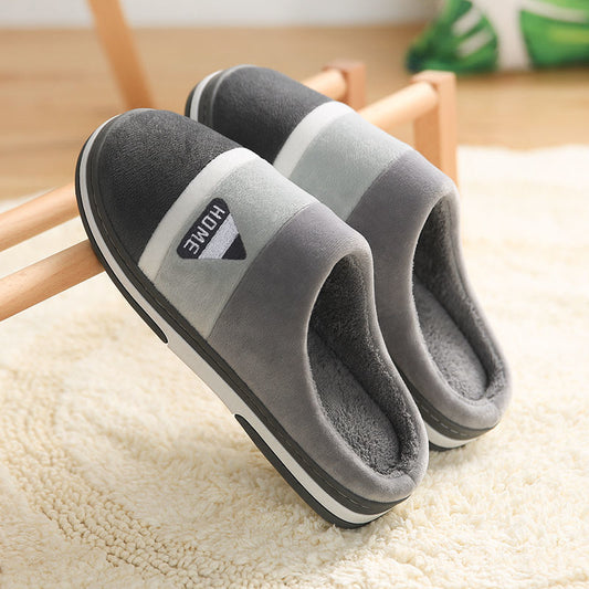 Pantuflas Cómodas para Hombre con Suela Antideslizante y Terciopelo Grueso