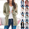 Blazer de Lana Manga Larga Abotonado