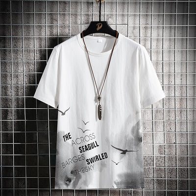 Camiseta Casual Cuello Redondo Manga Corta - Image 17
