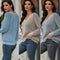 Suéter de Punto para Mujer - Abrigo Cálido Otoño e Invierno