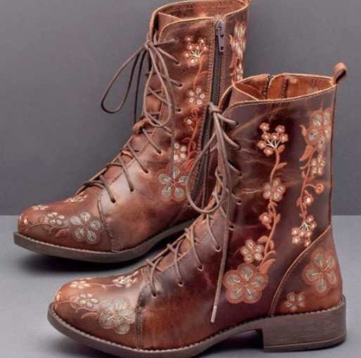 Botas Planas con Cordones para Otoño e Invierno - Image 12