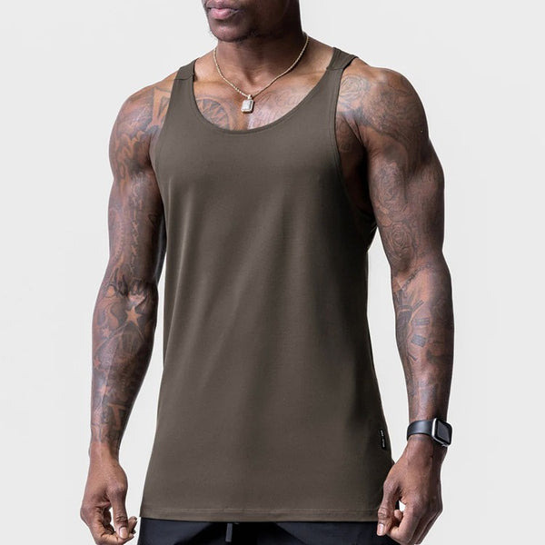 Chaleco Deportivo Talla Grande Estampado Cuello Redondo para Hombre
