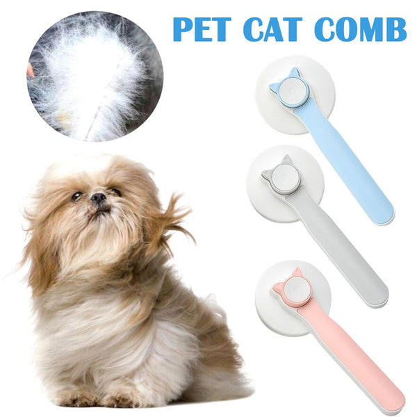 Cepillo Autolimpiable para Gatos y Perros - Deslanador Profesional