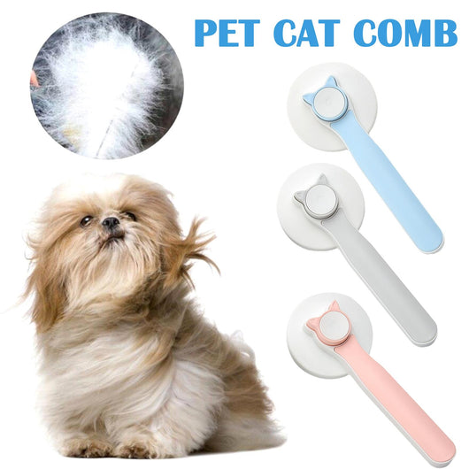 Cepillo Autolimpiable para Gatos y Perros - Deslanador Profesional