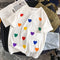 Playera Estampado Love de Manga Corta