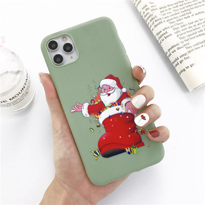 Funda para Celular Navideña con Reno y Muñeco de Nieve - Image 17