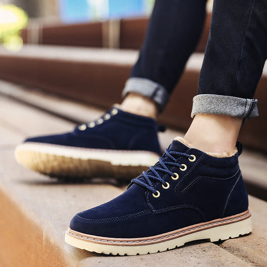 Botas Martin para Hombre con Forro de Terciopelo y Algodón Cálido - Image 7