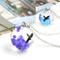 Baiyun necklace resin time gemstone clavicle chain Morado bird