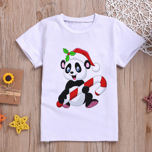 Playera Estampado Panda Manga Corta - Image 5