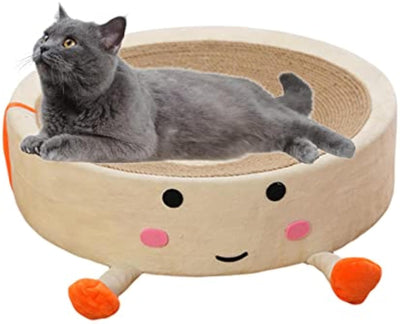 Cama Rascador Circular de Sisal para Gatos - Nido Integrado Resistente - Image 3