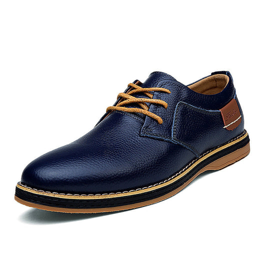 Oxfords Rippled Leather Leu - Image 3