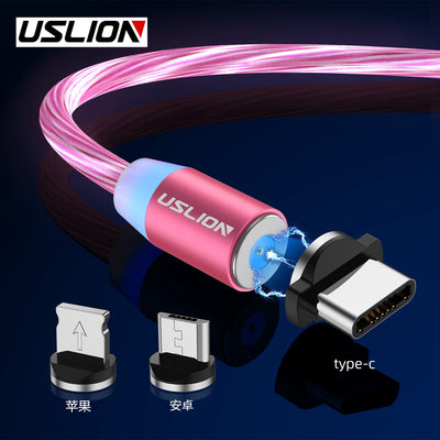 Cable de Carga Magnético USB LED Compatible con Apple - Cargador Rápido Type C y Micro - Image 4