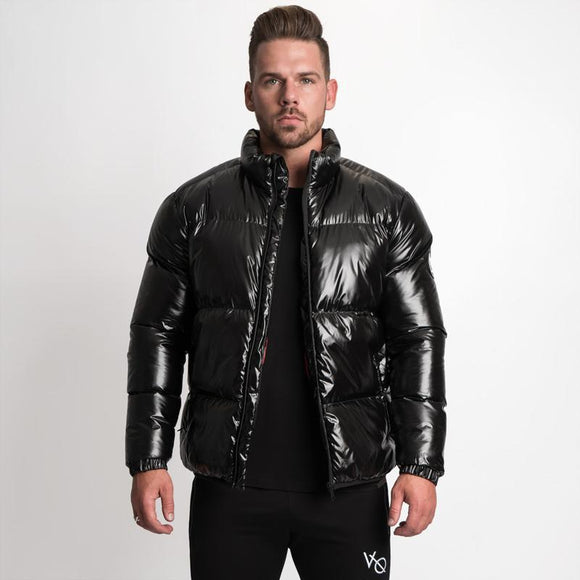 Abrigo Acolchado Casual Hombre Invierno - Chaqueta Suelta Térmica Algodón