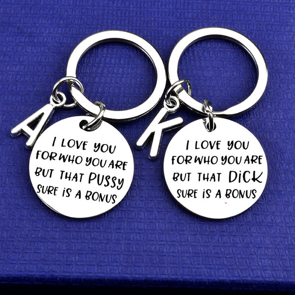 Llavero de Pareja 26 Letras - Regalo Perfecto para Navidad y San Valentín