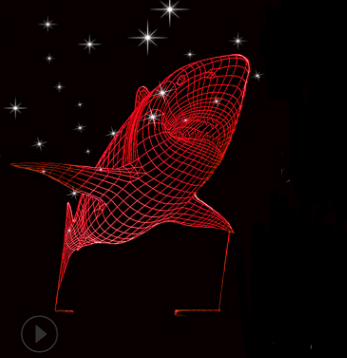 Lámpara de Noche LED 3D Búho Táctil Multicolor - Image 39