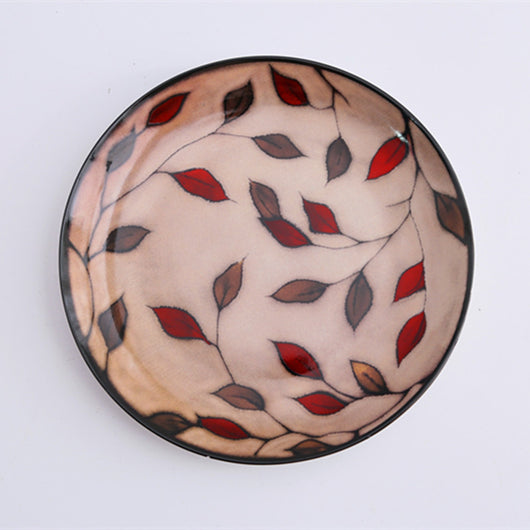 Plato de Cerámica Redondo con Diseño Floral - Image 11