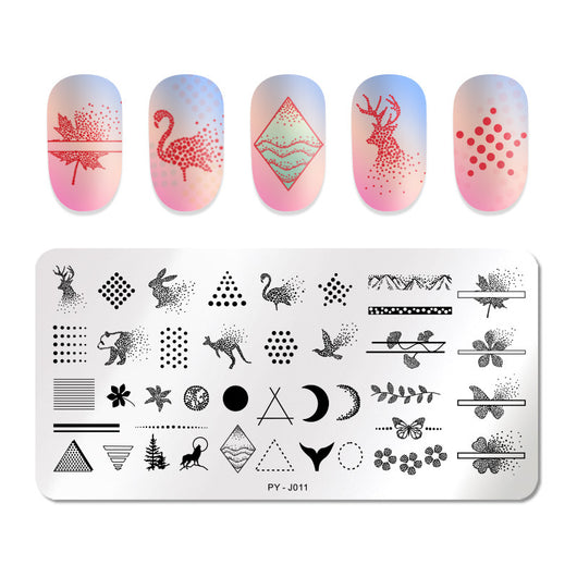 Plantilla de Estampado para Uñas - Kit Profesional de Transferencia - Image 12